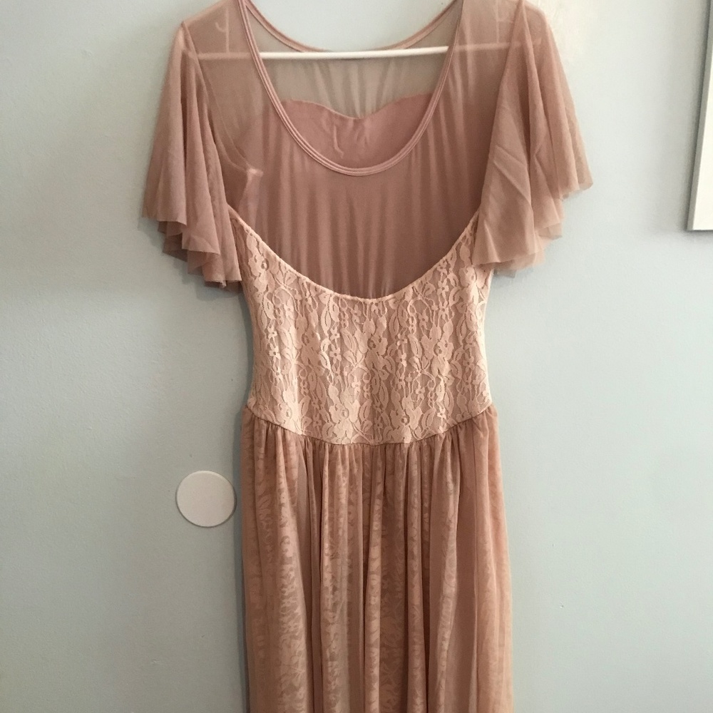 Midi Pink Ballet Dress size small Halloween Costume - Picture 3 of 9